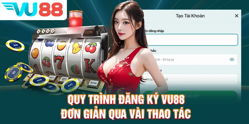Quy trình đăng ký VU88 đơn giản qua vài thao tác