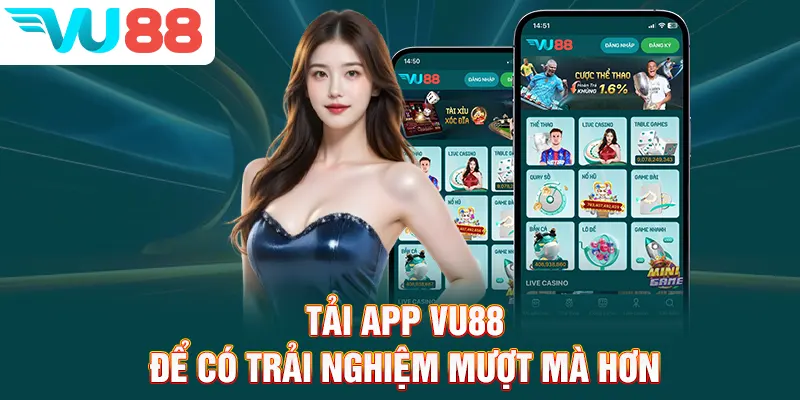 Tải app VU88 để có trải nghiệm mượt mà hơn