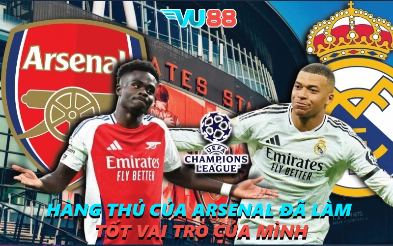 Hàng thủ của Arsenal đã làm tốt vai trò của mình