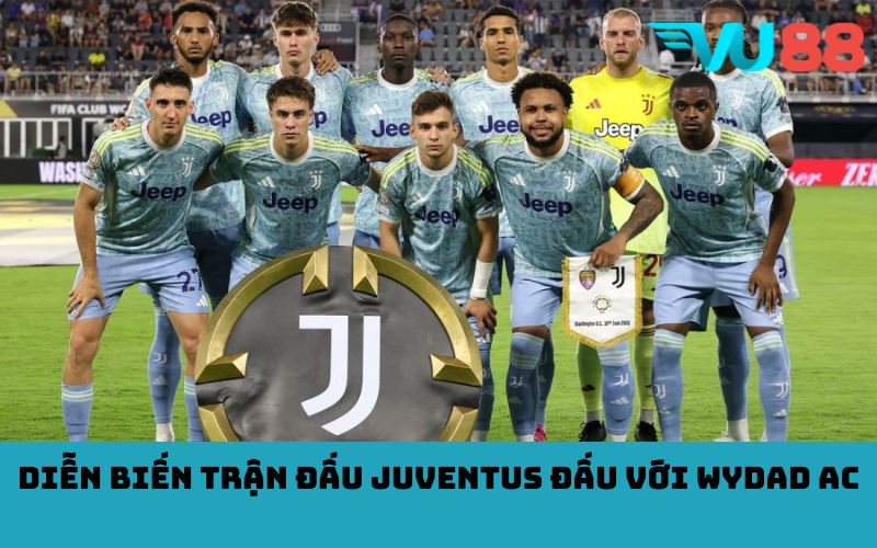 Diễn biến trận đấu Juventus đấu với wydad AC