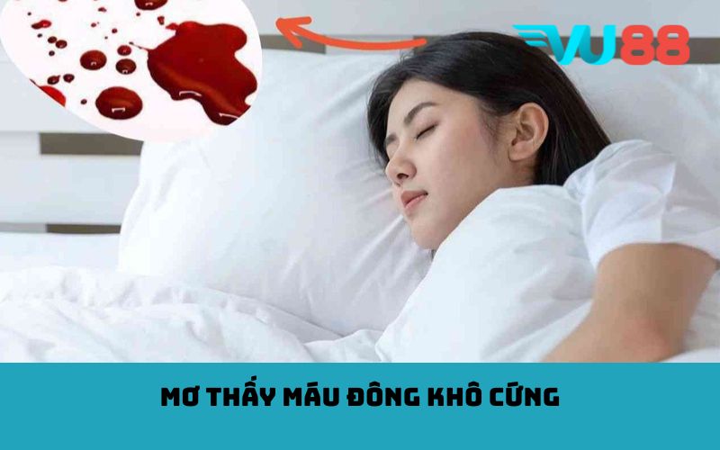 Mơ thấy máu đông khô cứng