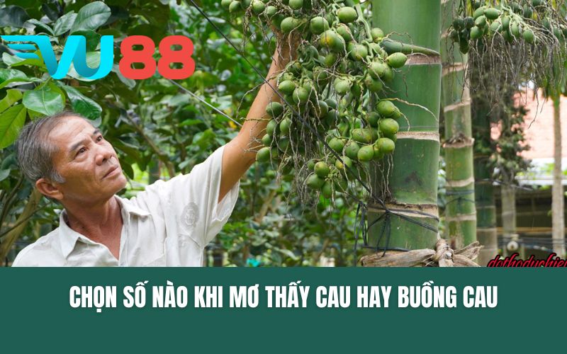 Chọn số nào khi mơ thấy cau hay buồng cau