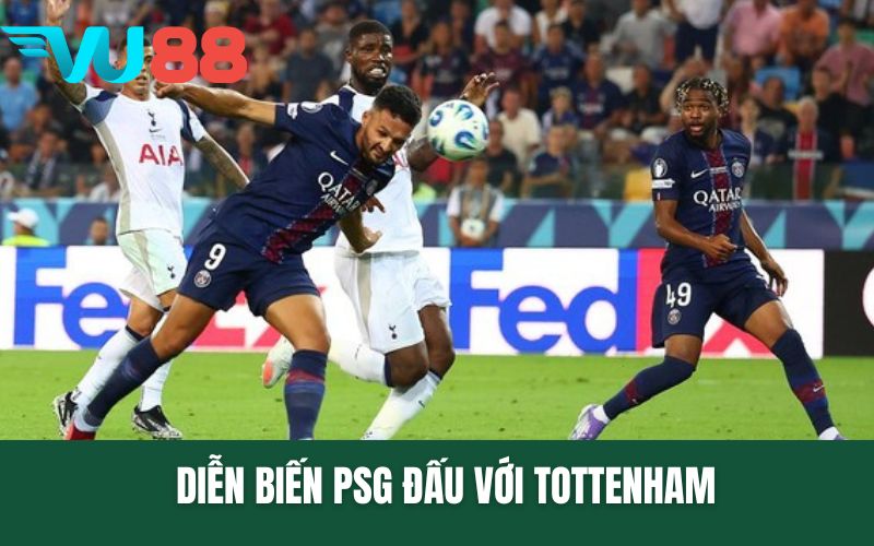 Diễn biến PSG đấu với Tottenham