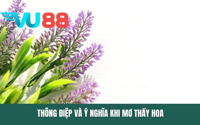 Thông điệp và ý nghĩa khi mơ thấy hoa